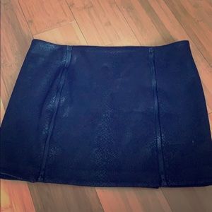 Leather skirt